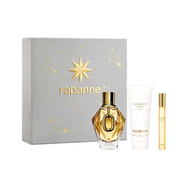Rabanne КОМПЛЕКТ RABANNE Million Gold For Her + Body Lotion + Spray