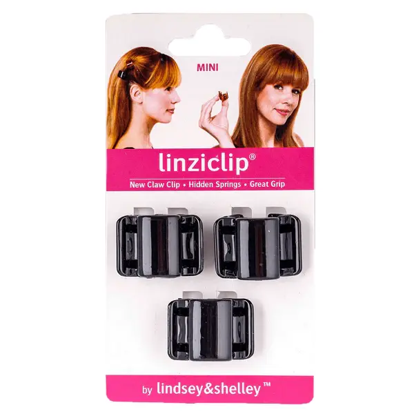 Linziclip LINZICLIP Mini Hair Clip, Size Small, Black Pearl