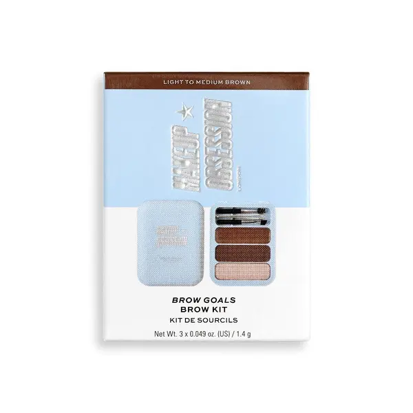 Makeup Obsession Makeup Obsession Brow Goals Brow Kit - Light To Medium Brown