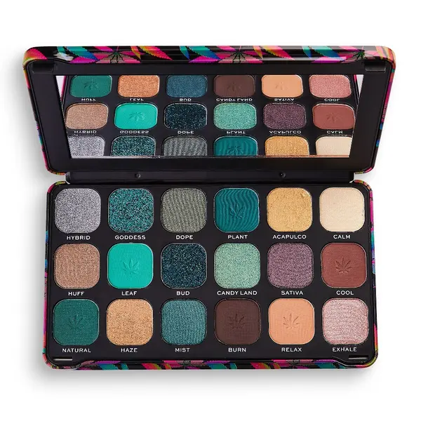 Makeup Revolution MAKEUP REVOLUTION Forever Flawless Chilled with cannabis sativa Eyeshadow Palette