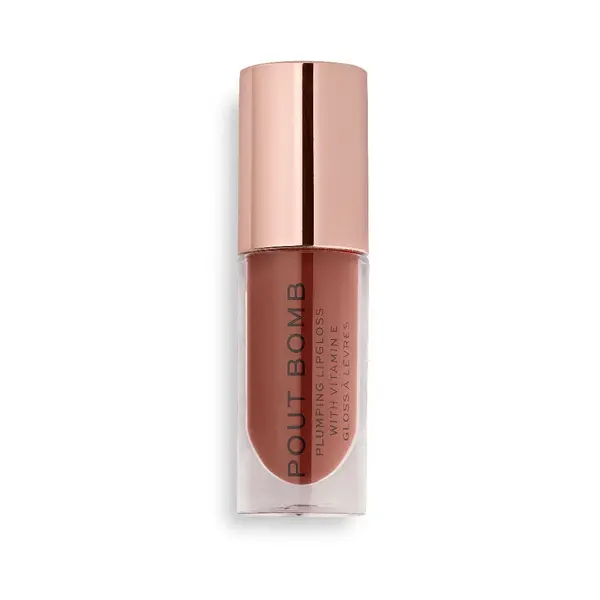Makeup Revolution MAKEUP REVOLUTION Pout Bomb Plumping Gloss Cookie Deep Nude