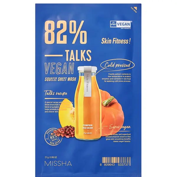 Missha Missha Talks Vegan Squeeze Sheet Mask [Skin Fitness]