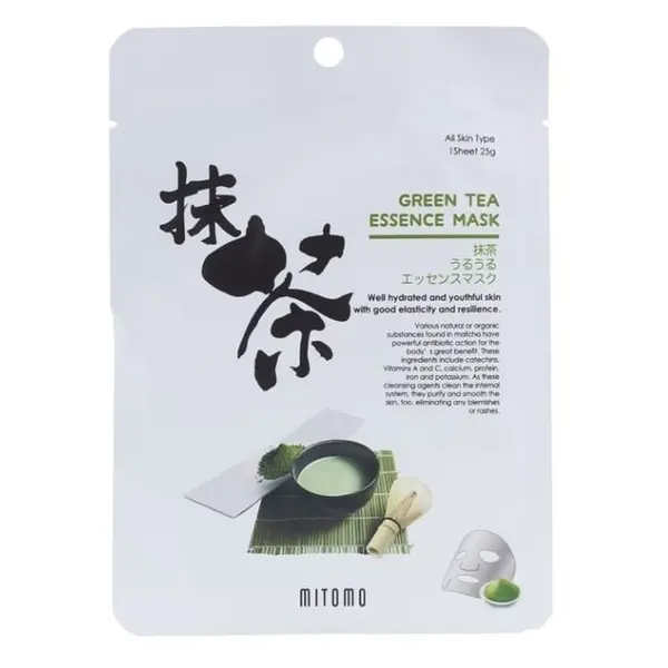 Mitomo MITOMO Green Tea Japan Facial Essence Mask