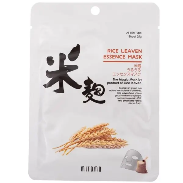 Mitomo MITOMO Rice Leaven Japan Facial Japan Essence Mask