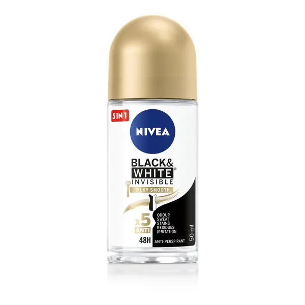 Nivea NIVEA Deo Рол-он дамски Invisible on Black & White Silky Smooth