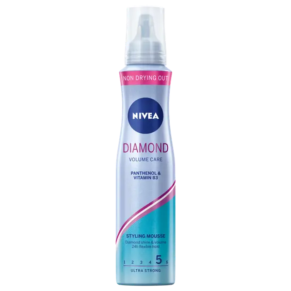 Nivea NIVEA HCS Пяна за коса за блясък и обем Diamond Volume Care