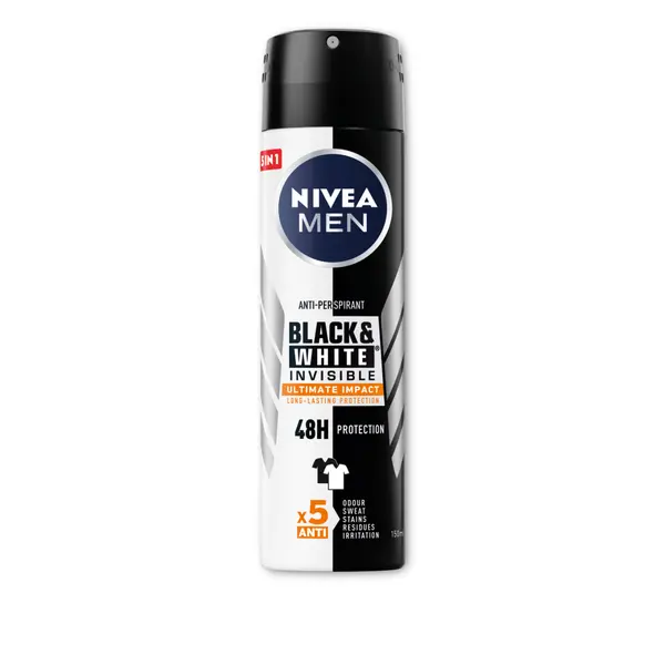 Nivea NIVEA MEN Deo Спрей мъжки Invisible on Black & White Ultimate Impact