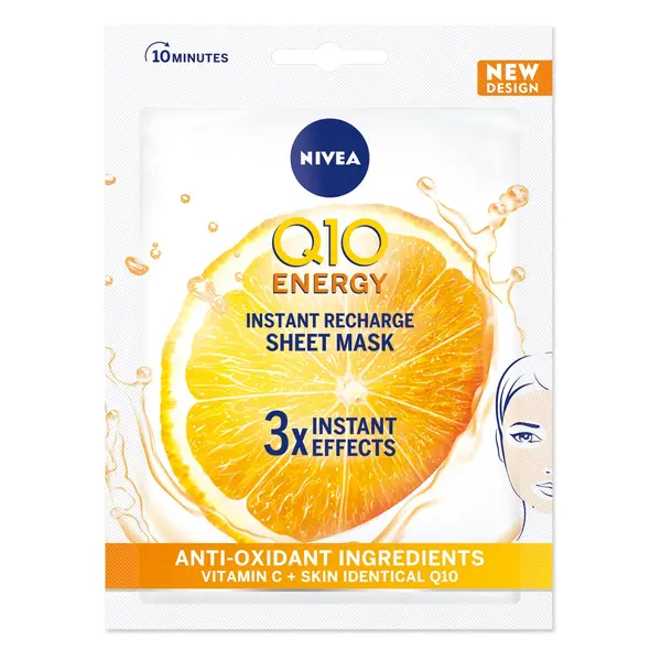 Nivea NIVEA Q10 Energy Лист маска, 1 pcs