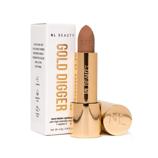NL Beauty NL BEAUTY 01- 24K, Semi Matte Velvet, Gold Digger