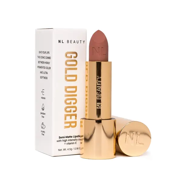 NL Beauty NL BEAUTY 03 - The Queen, Semi Matte Velvet, Gold Digger