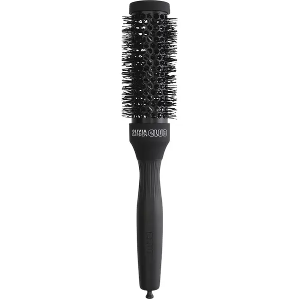 OLIVIA GARDEN OLIVIA GARDEN CLUB The Glow Blowout Ceramic Round Brush Black S