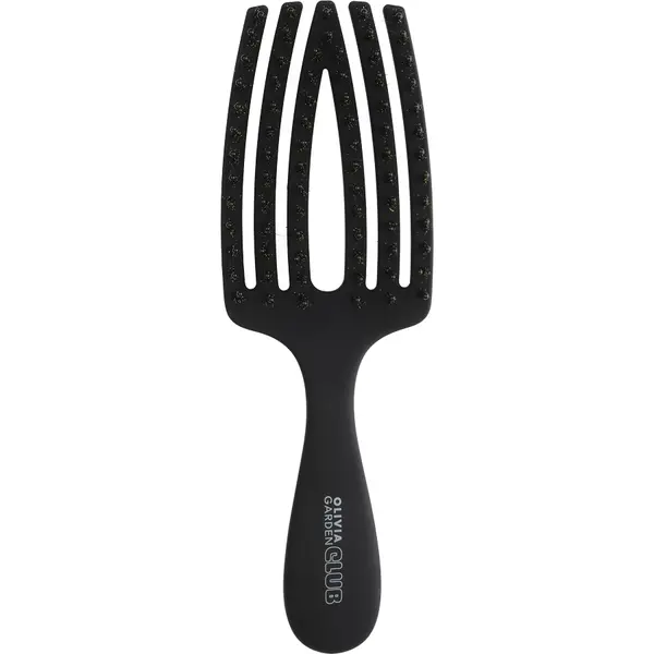 OLIVIA GARDEN OLIVIA GARDEN CLUB The Nomad  Detangling & Shine Fingerbrush​ Black