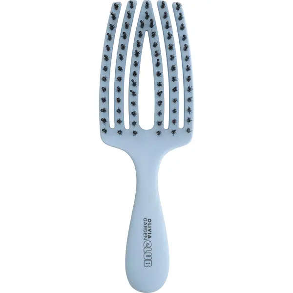 OLIVIA GARDEN OLIVIA GARDEN CLUB The Nomad Detangling & Shine Fingerbrush​ Blue