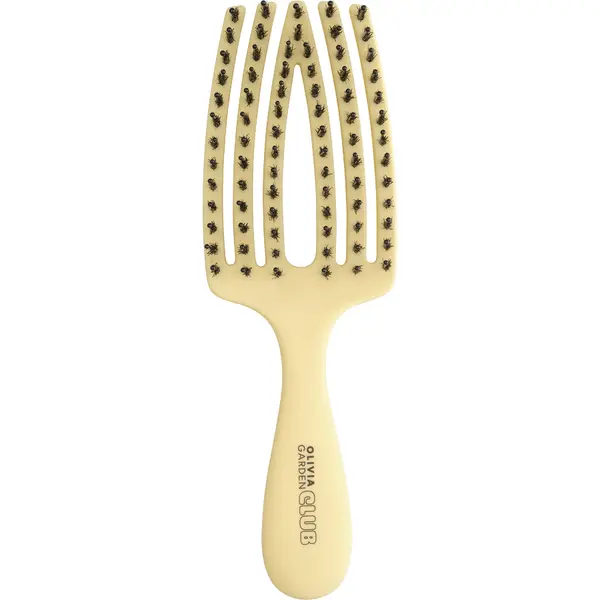OLIVIA GARDEN OLIVIA GARDEN CLUB The Nomad Detangling & Shine Fingerbrush​ Yellow