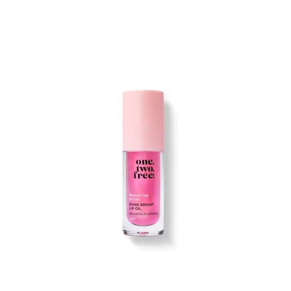 One.Two.Free ONE.TWO.FREE! Shine Bright Iconic Pink Lip Oil