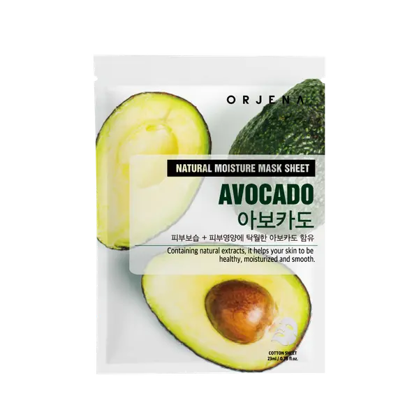 Orjena ORJENA Natural Moisture Sheet Mask – Avocado