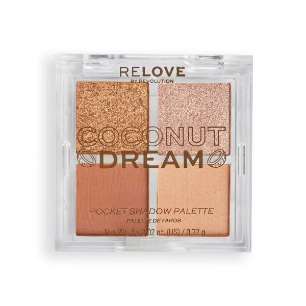 Revolution RELOVE By Revolution Pocket Size Eyeshadow Palette Coconut Dream