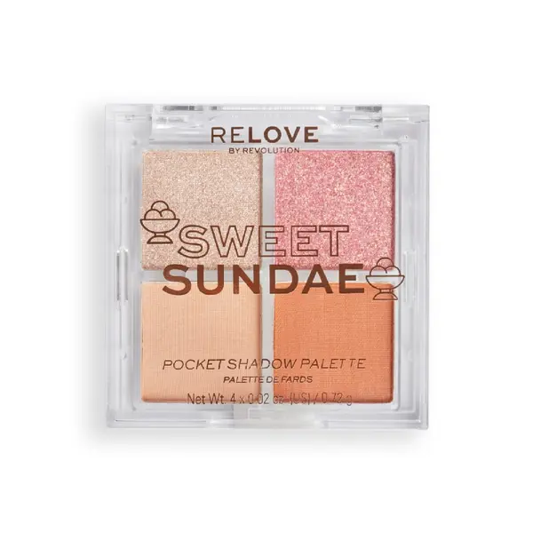 Revolution RELOVE By Revolution  Relove Pocket Size Eyeshadow Palette Sweet Sundae
