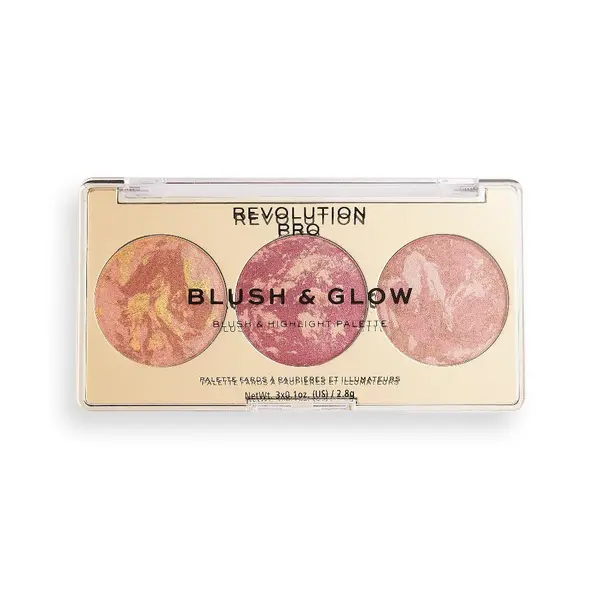 Revolution Pro REVOLUTION PRO Blush & Glow Face Palette Cranberry Glow