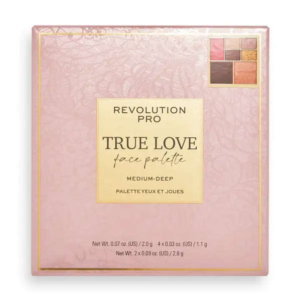 Revolution Pro REVOLUTION PRO True Love Eye & Cheek Palette Medium-Deep