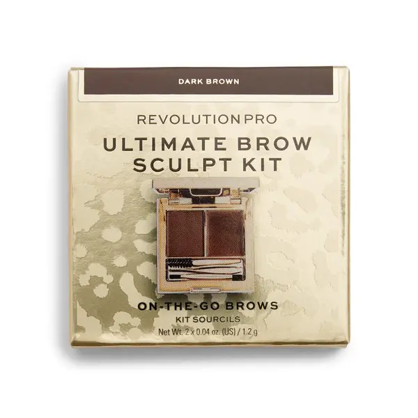 Revolution Pro REVOLUTION PRO Ultimate Brow Sculpt Kit Dark Brown