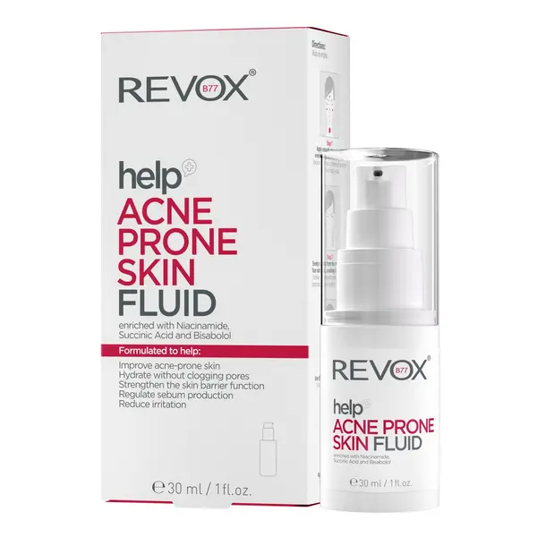 Revox Cosmetics REVOX B77 Help Фуид За Склонна Към Акне Кожа