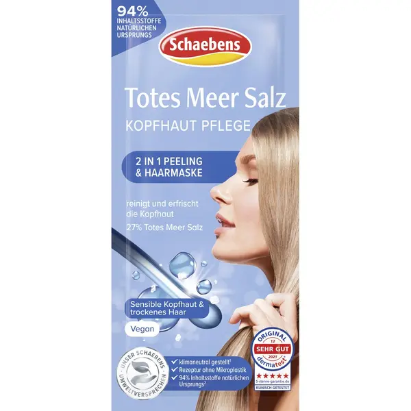 Schaebens SCHAEBENS 2In1 Hair Mask&Scalp Scrub Dead Sea Salt