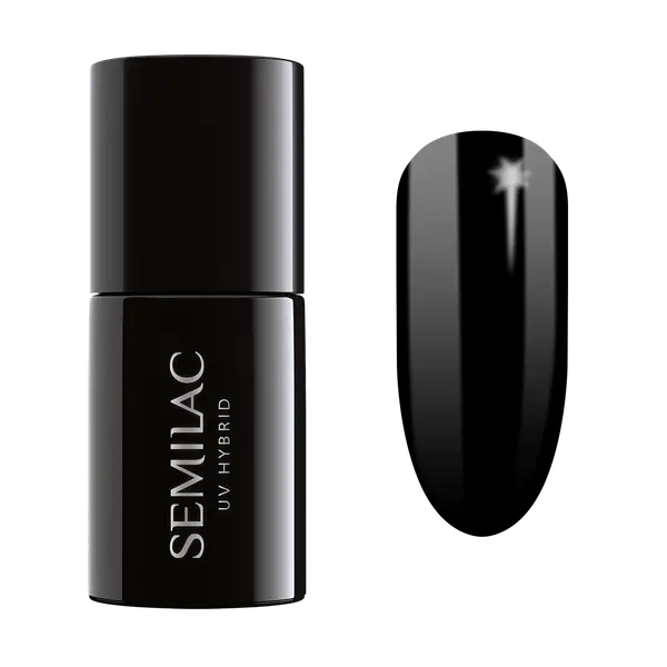 Semilac SEMILAC 031  Uv Gel Polish  Black Diamond