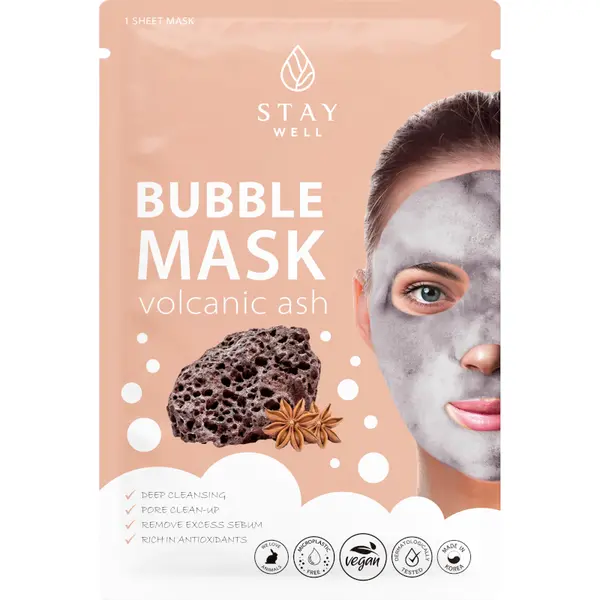 Stay Well STAY WELL Deep Cleansing Bubble Mask – VOLCANIC