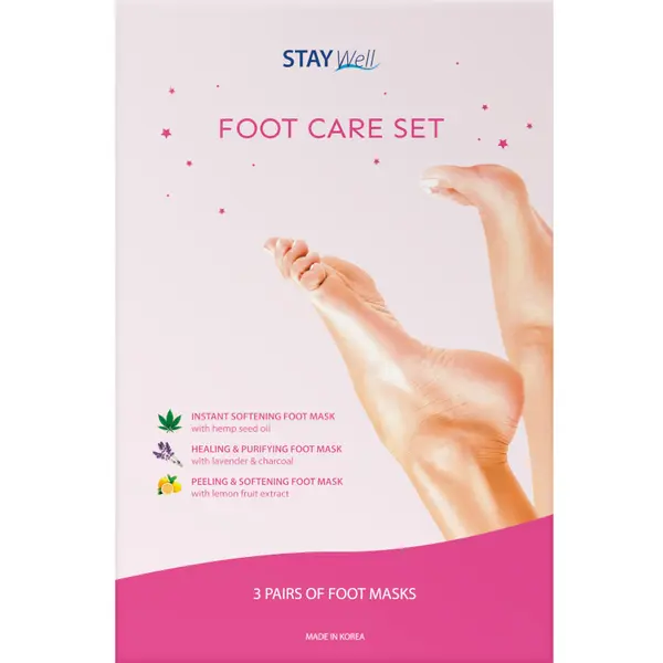 Stay Well Stay Well Foot Care Set (3 masks)
