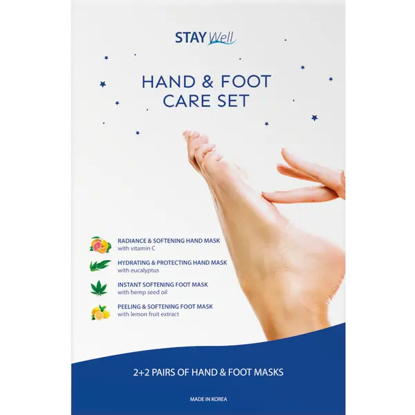 Stay Well Stay Well Hand & Foot Care Set (4 masks)