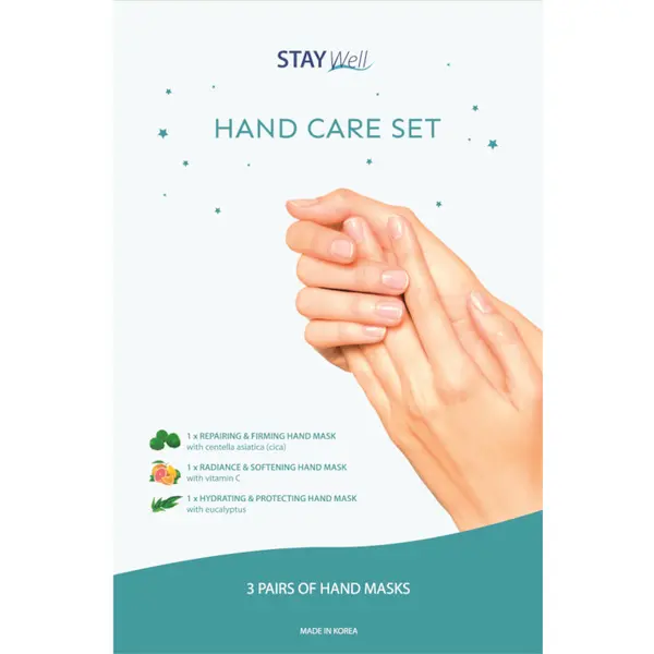 Stay Well Stay Well Hand Care Set (3 masks)