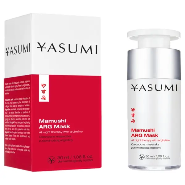 Yasumi YASUMI MAMUSHI night mask with hyaluronic acid and argireline