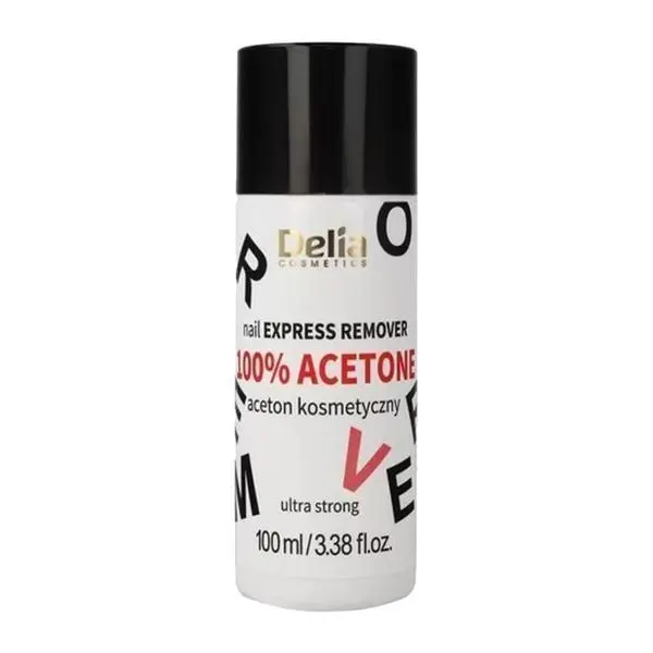 Delia Cosmetics 00% ацетонов лакочестител Delia Cosmetics, 100 мл