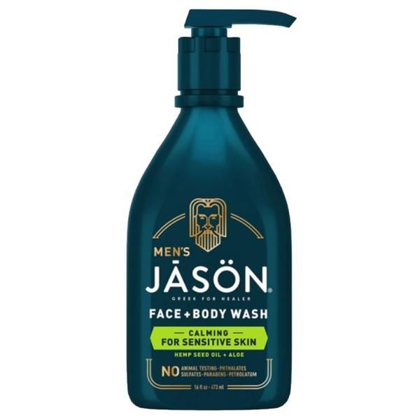 Jason 2 в 1 почистващ гел за лице и тяло - Jason Calming Face + Body Wash, 473 мл