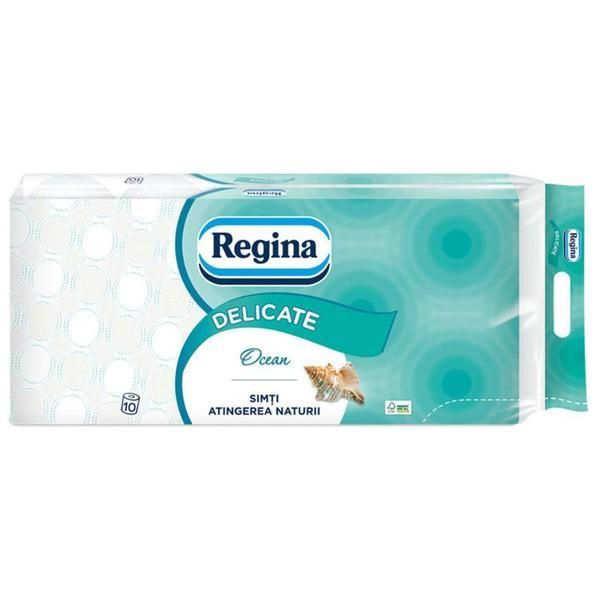 Regina 3-пластова тоалетна хартия - Regina Delicate Ocean, 10 ролки