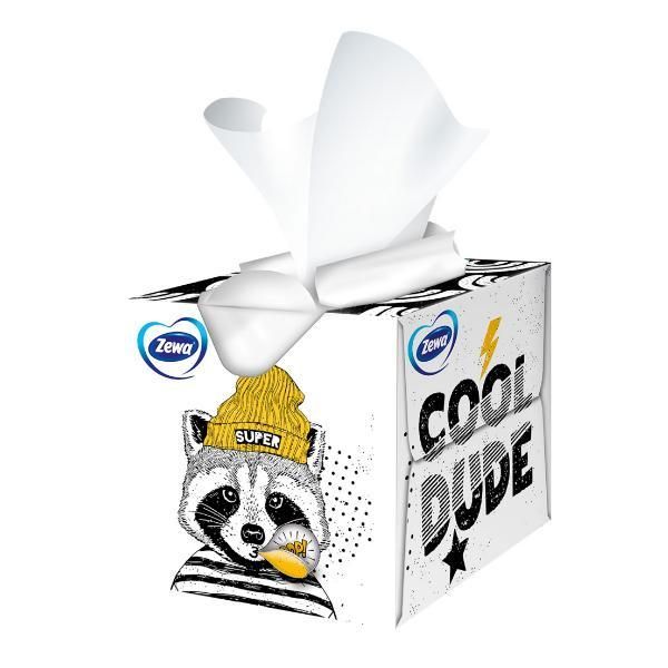 Zewa 3-слойни бебешки салфетки за лице - Zewa Kids, 1 кутия