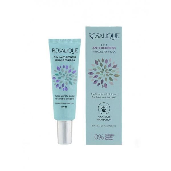 Rosalique 3 в 1 крем Фон дьо тен за всички типове кожа SPF 50 Rosalique, 30 мл