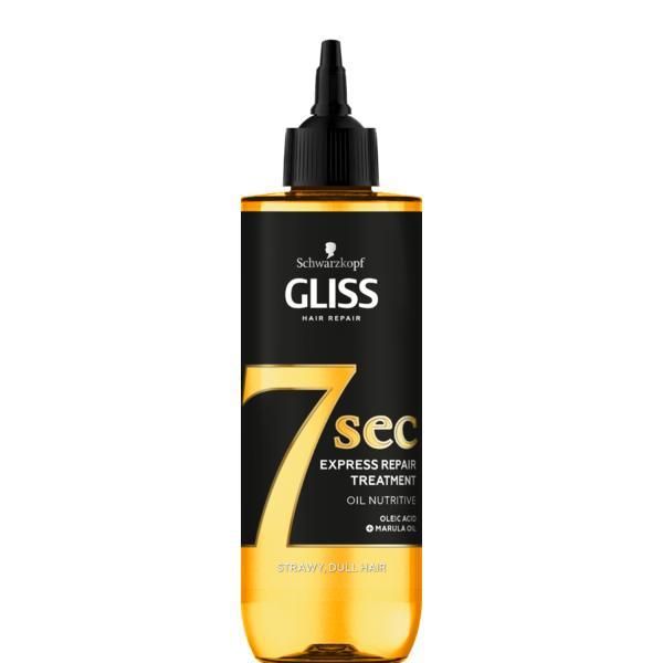 Gliss 7 Второ експресно регенериращо лечение за коса - Schwarzkopf Gliss, 200 мл