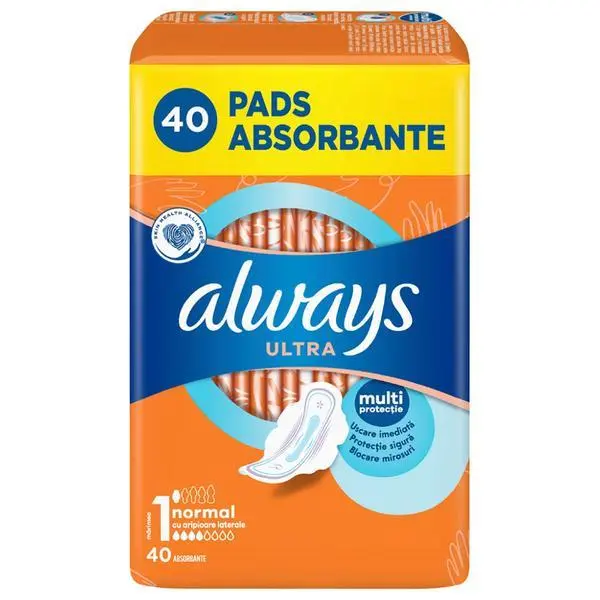 Always Абсорбенти - Always Ultra Normal, размер 1, 40 бр