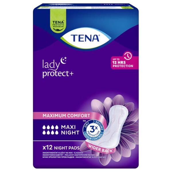 Tena Абсорбенти при уринарна инконтиненция - Tena Lady Maxi Night, 12 броя