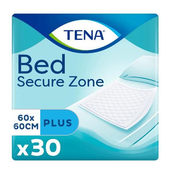 Tena Абсорбиращи подложки- Tena Bed Secure Zone Plus 60x60 см, 30 бр