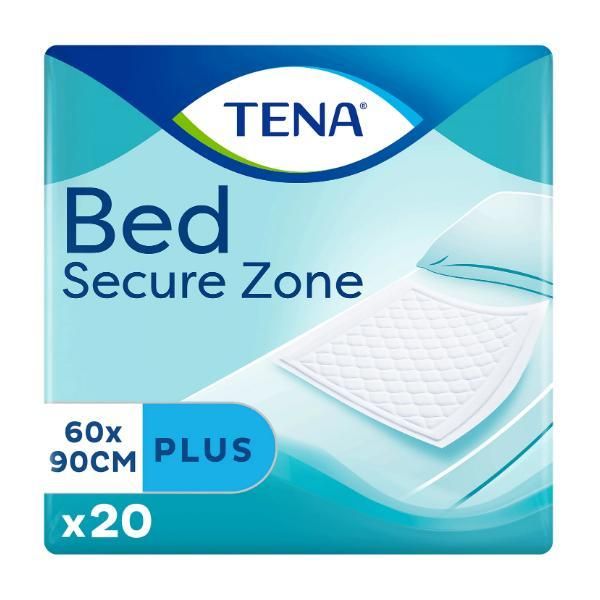 Tena Абсорбиращи подложки- Tena Bed Secure Zone Plus 60x90 см, 20 бр