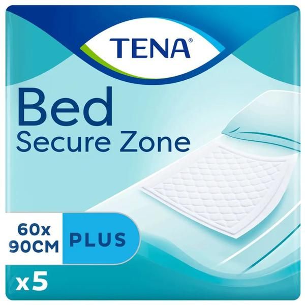 Tena Абсорбиращи подложки Tena Bed Underpad Plus 60x90 см, 5 бр