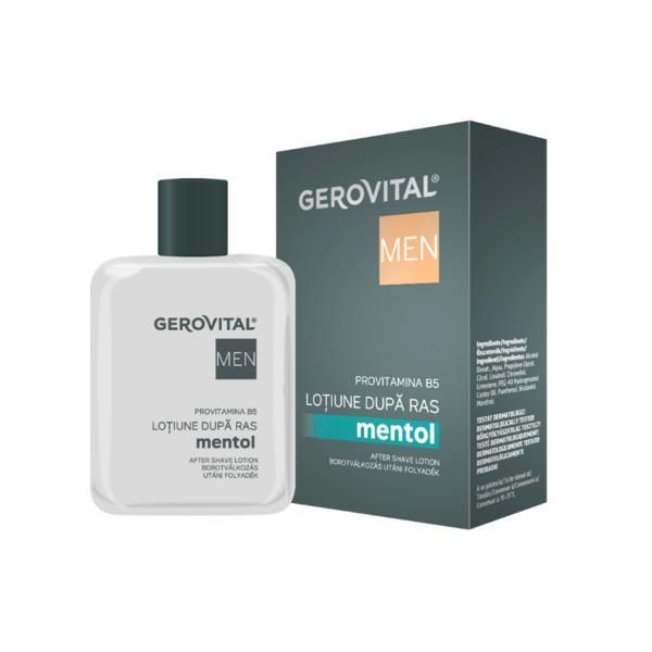 Gerovital Афтършейв лосионMentol Gerovital Men , 100 мл