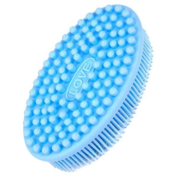 Lucy Style 2000 Аксесоар за баня син тип силиконова ръкавица за пилинг, Lucy Style 2000, 1 бр