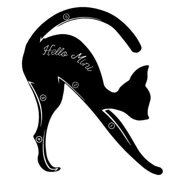 Lucy Style 2000 Аксесоар за контур на очите Cat Line Lucy Style 2000