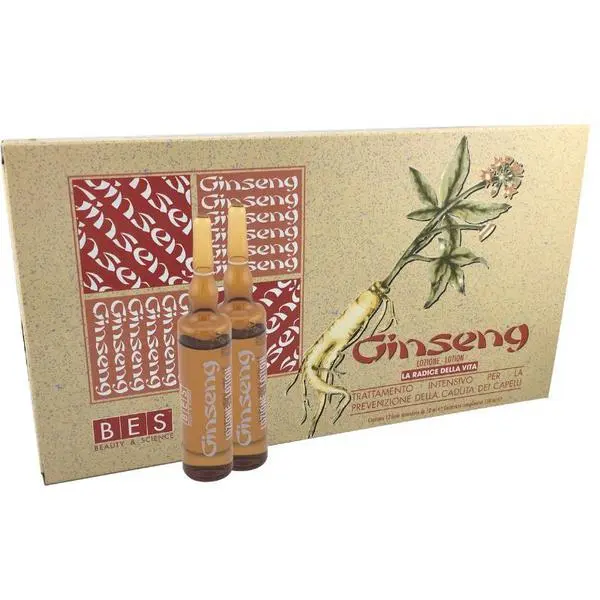 Bes Активен лосион за коса - Bes Ginseng Intensive Treatment for Hair Loss Prevention, 12 ампули x10 мл