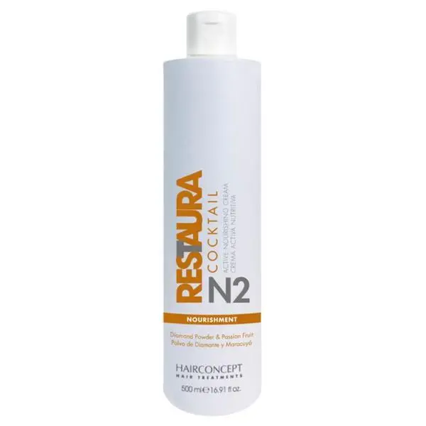 Hair Concept Активен подхранващ крем - HairConcept Restaura N2 Cocktail Nourishment, 500 мл
