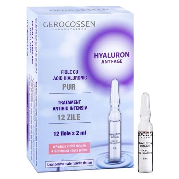 Gerocossen Ампули с чиста хиалуронова киселина - Hyaluron Anti-age, Gerocossen Laboratoires, 12 ампули х 2 мл